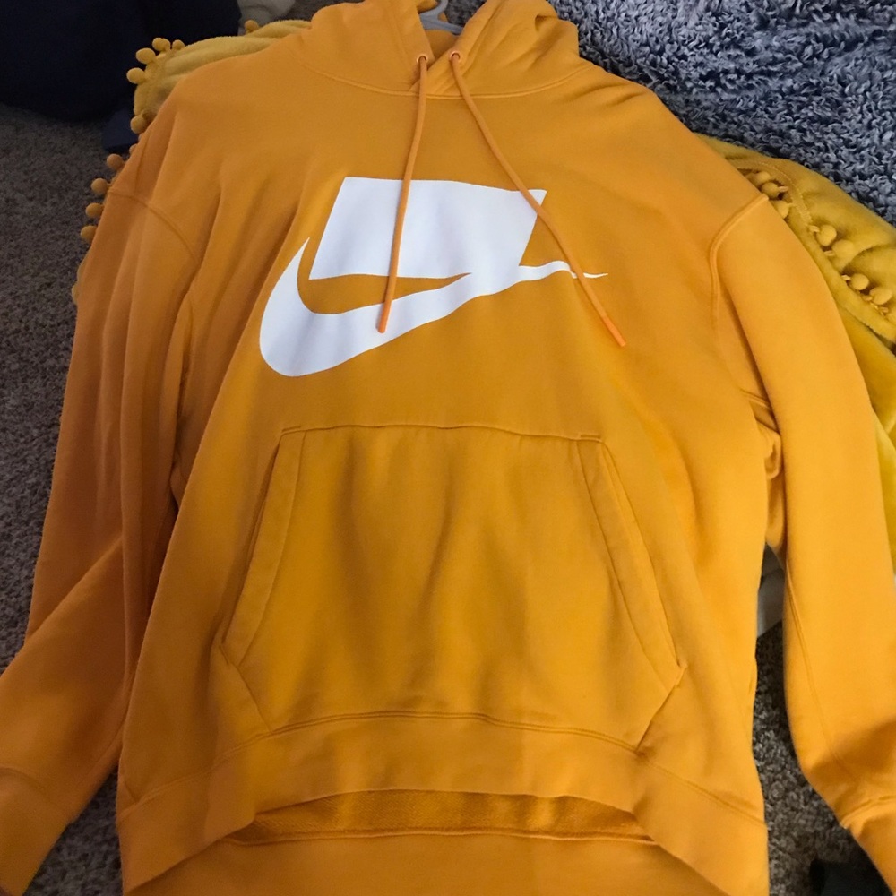 tangerine nike hoodie
